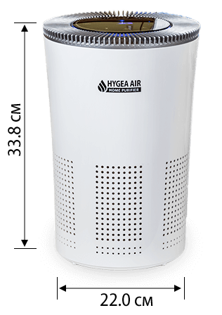 Размери на Hygea Air Home Purifier