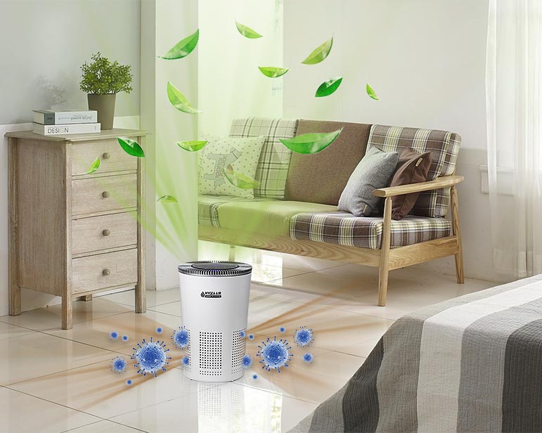 Hygea air home елиминира опасни вируси и бактерии